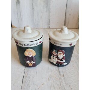 Vintage Joy to the world believe candle Xmas home decor unique‎ xmas